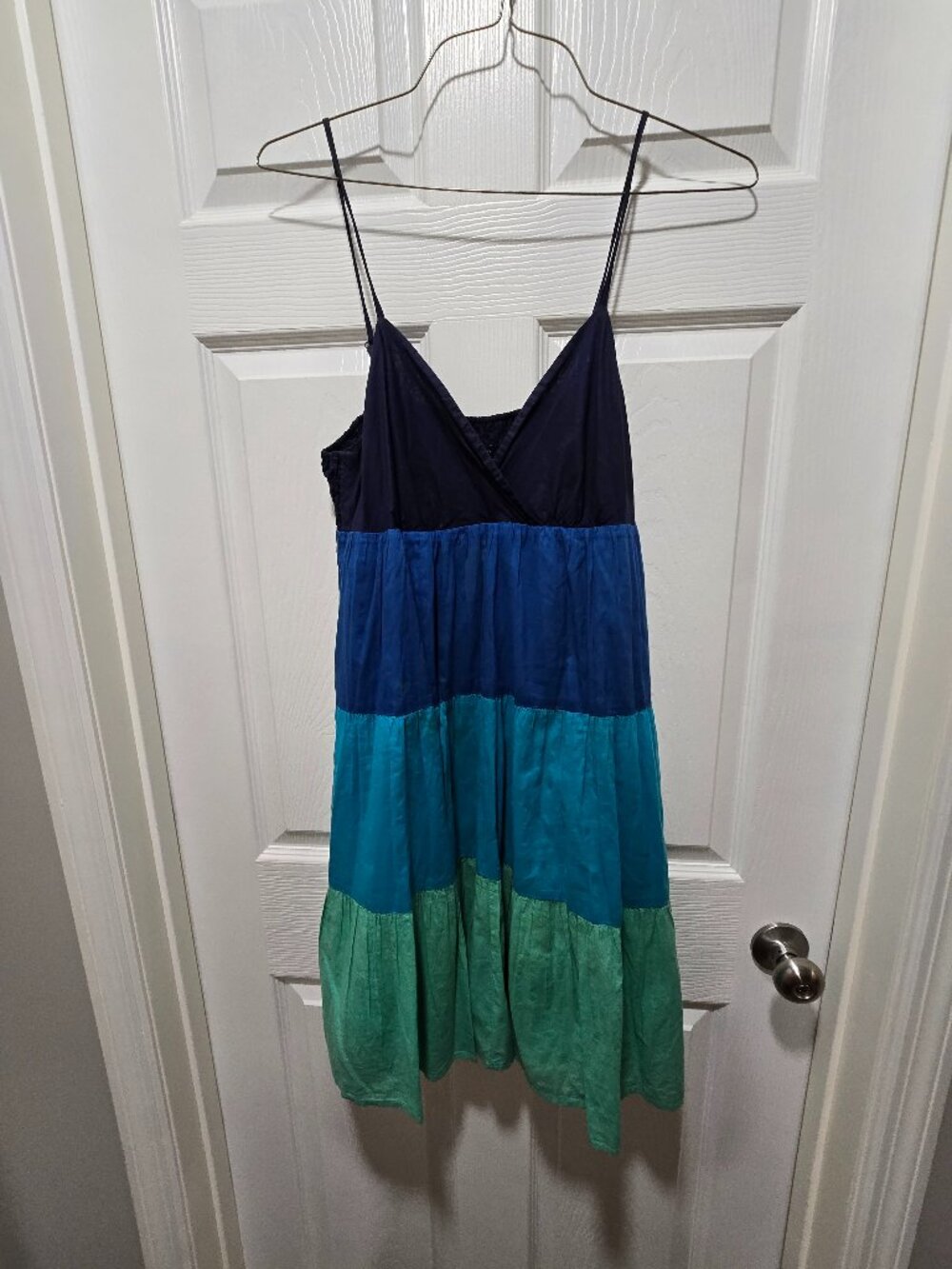 New York & Company Tiered Sundress Beach Summer Cover Up Medium